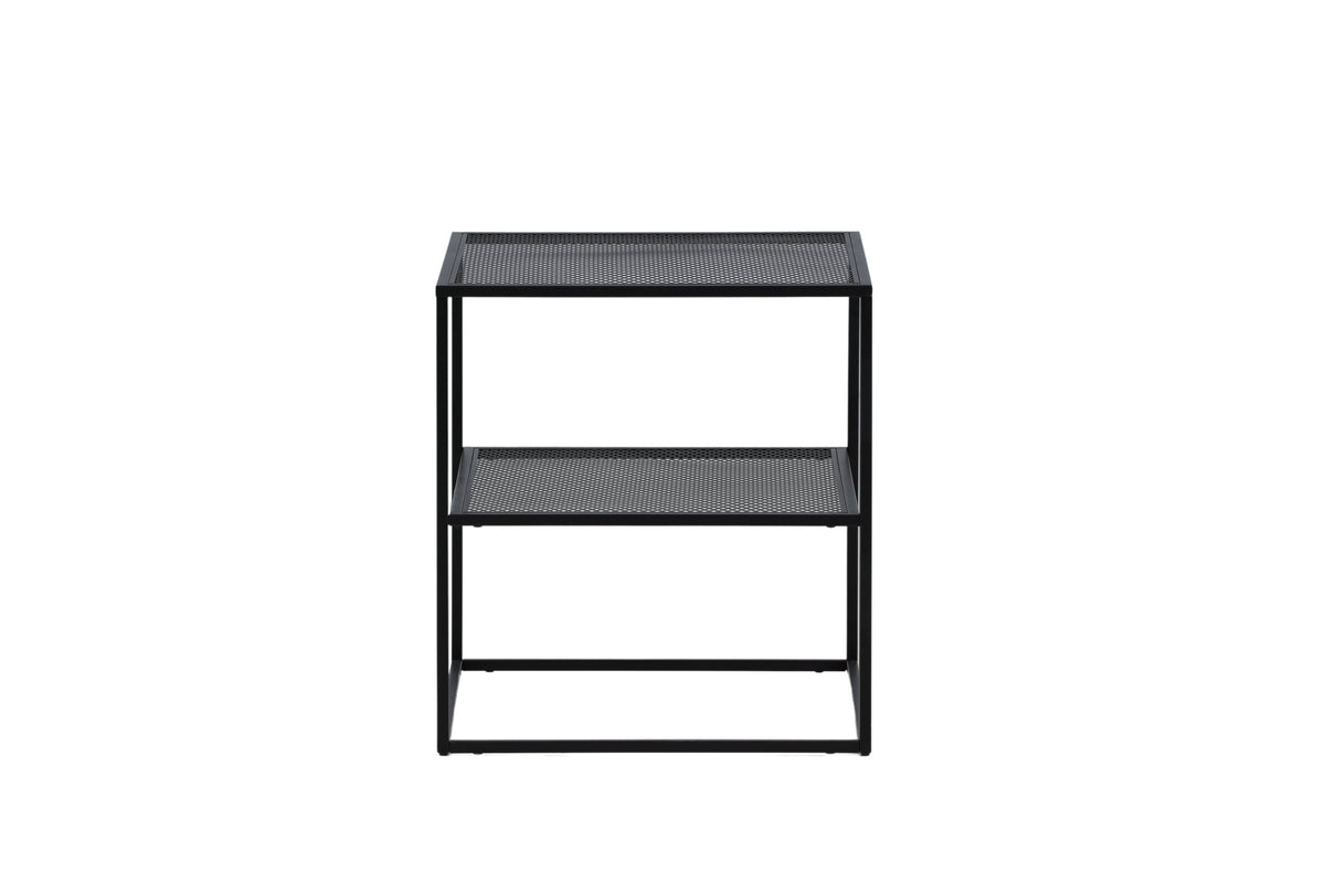 Netz sidobord svart stål