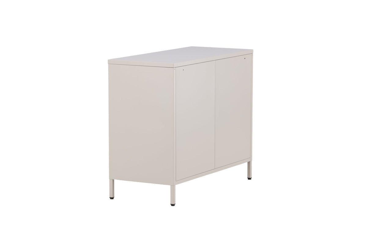 Nett skåp i stål beige