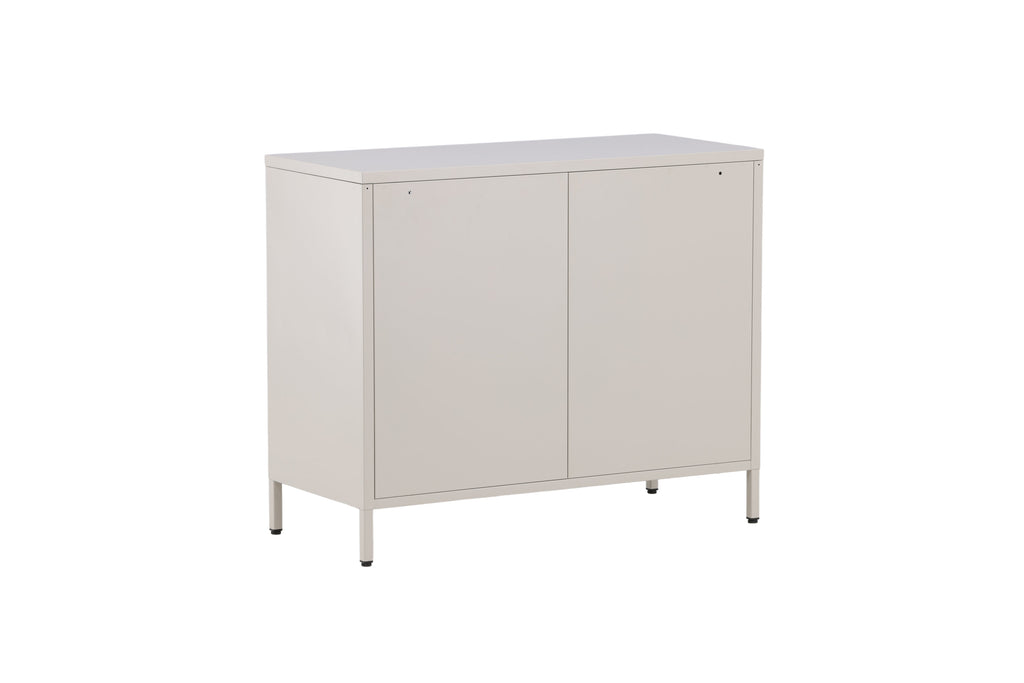 Nett skåp i stål beige