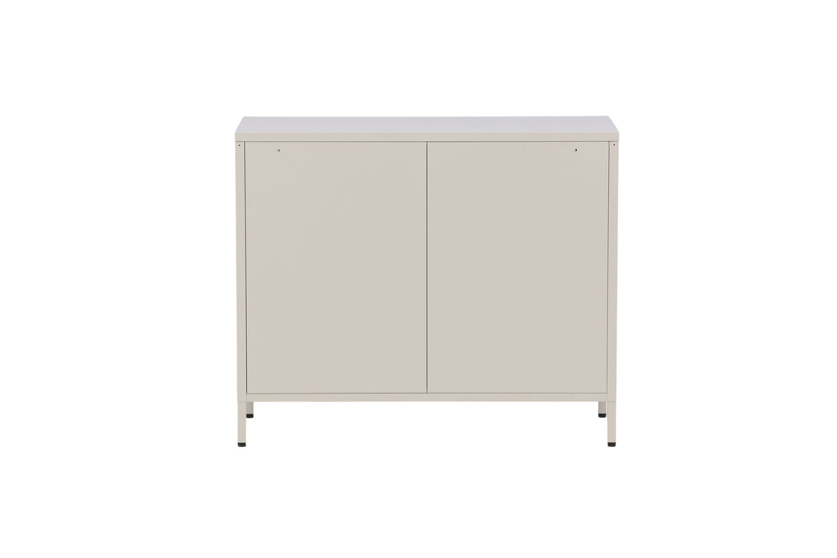 Nett skåp i stål beige