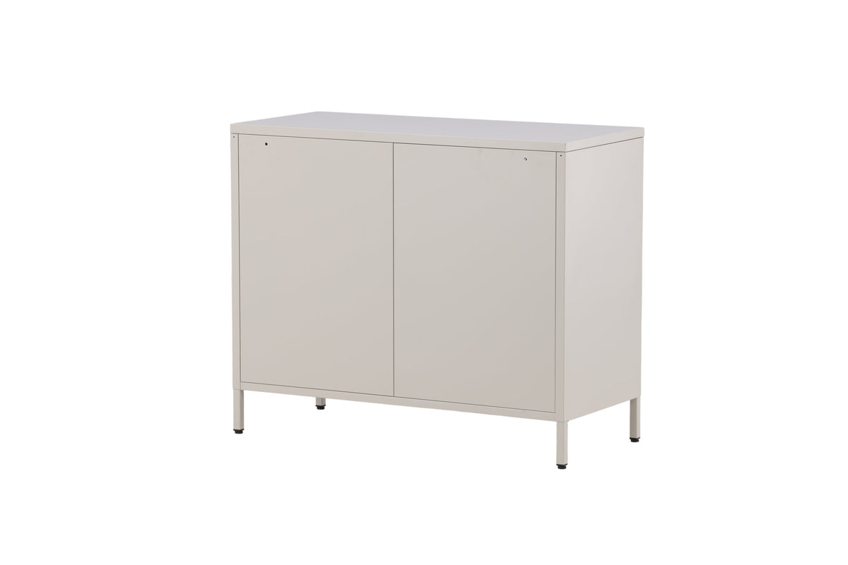 Nett skåp i stål beige