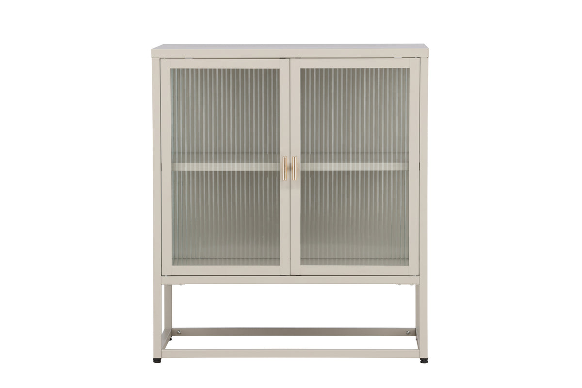 Garis lågt förvaringsskåp beige