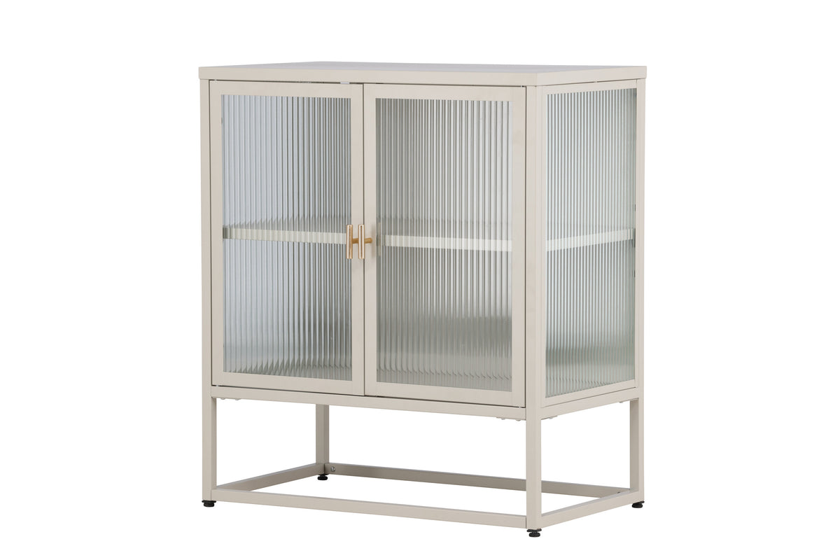 Garis lågt förvaringsskåp beige