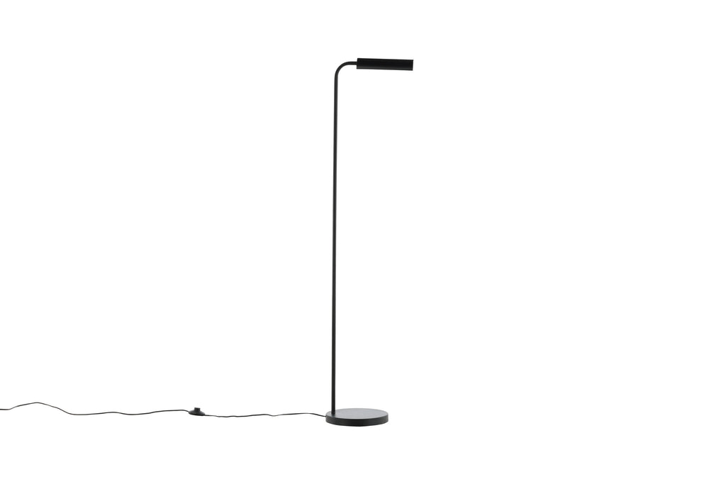 Harmonica golvlampa svart