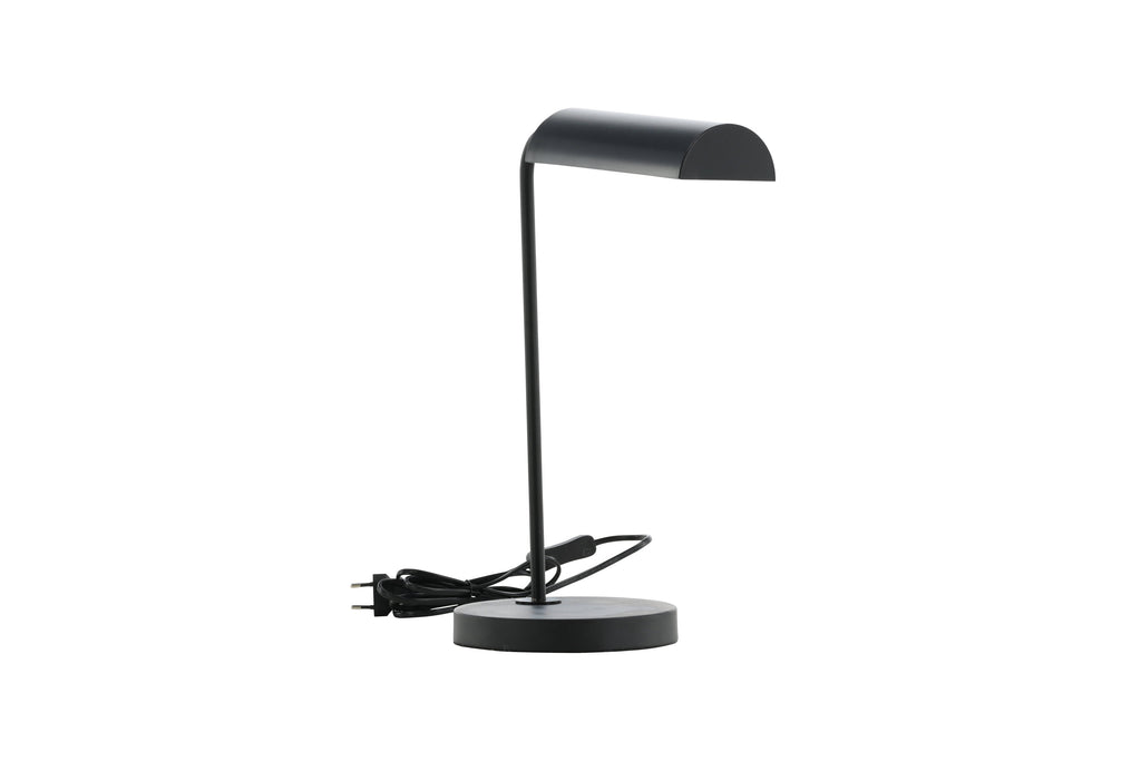 Harmonica bordslampa svart