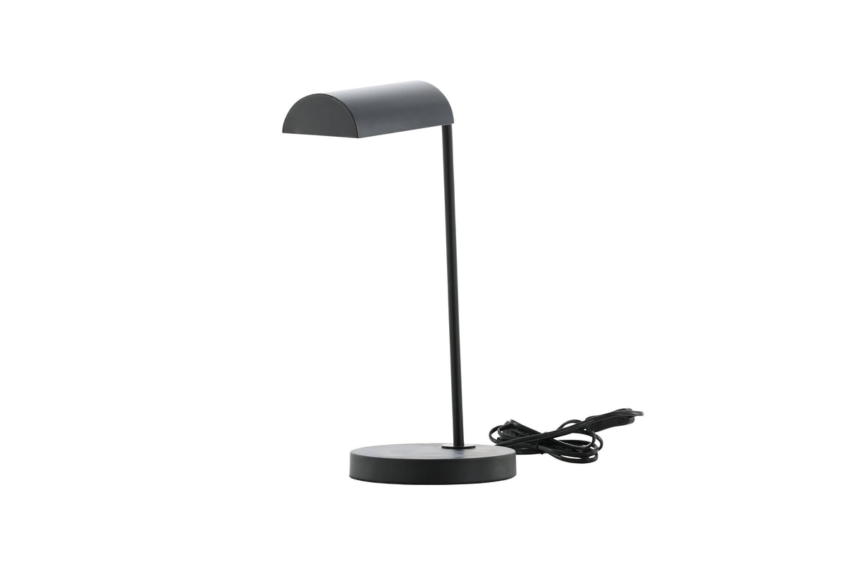 Harmonica bordslampa svart