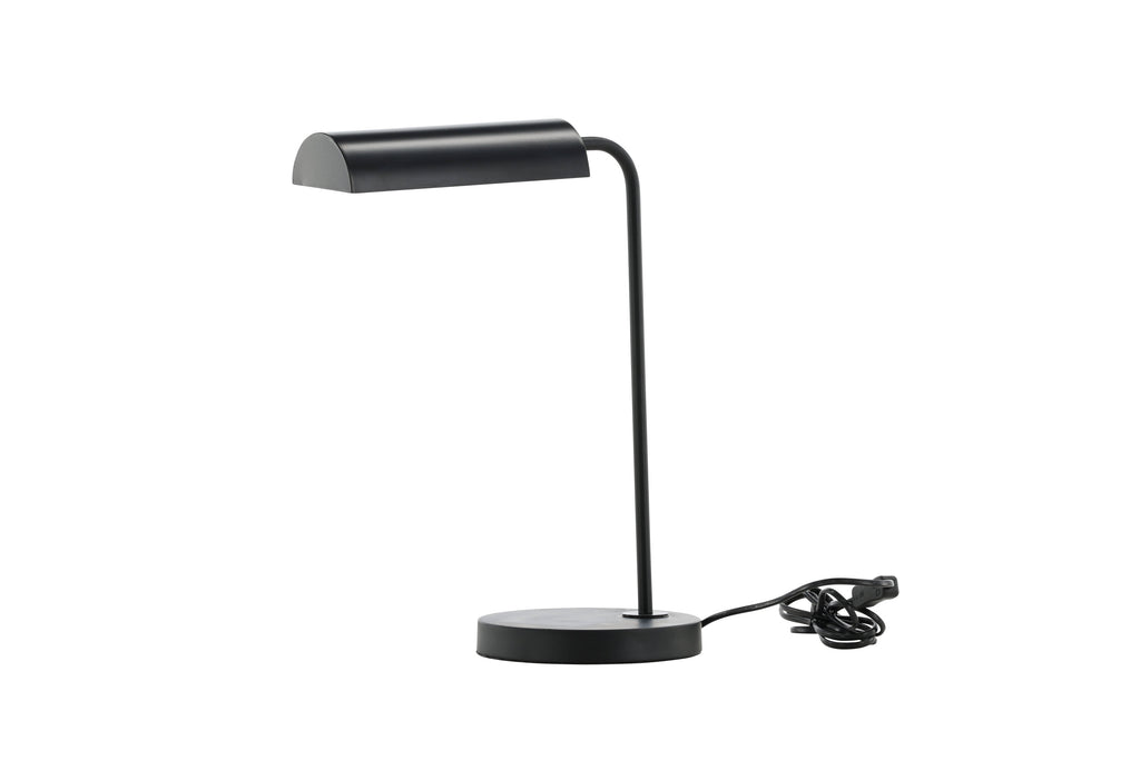 Harmonica bordslampa svart