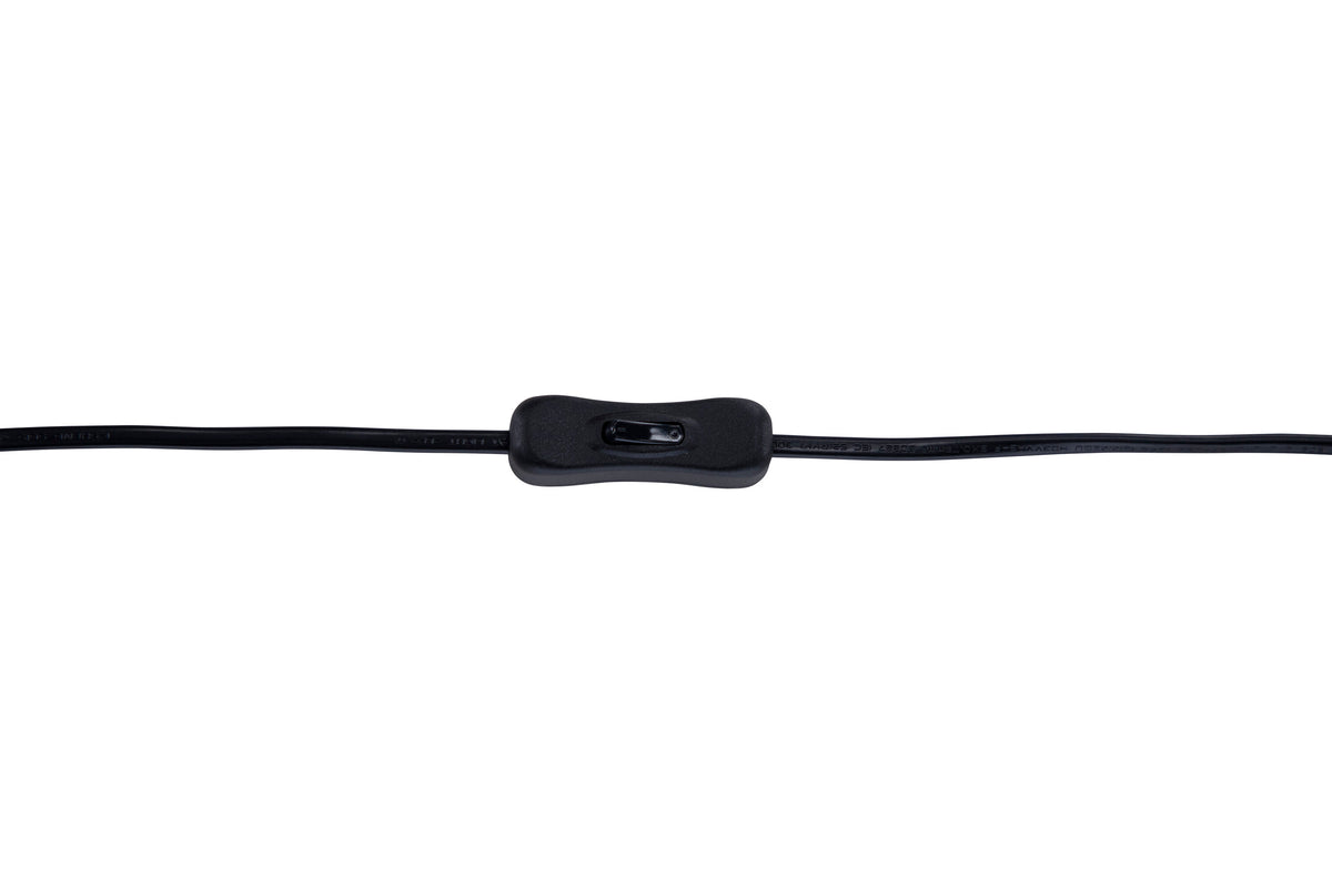 Harmonica bordslampa svart