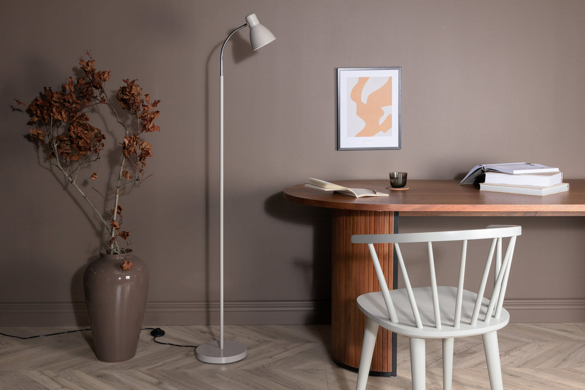 Lina golvlampa beige PVC och stål