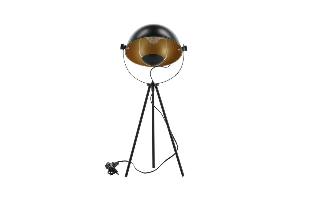 Search bordslampa svart och mässingsfärgad