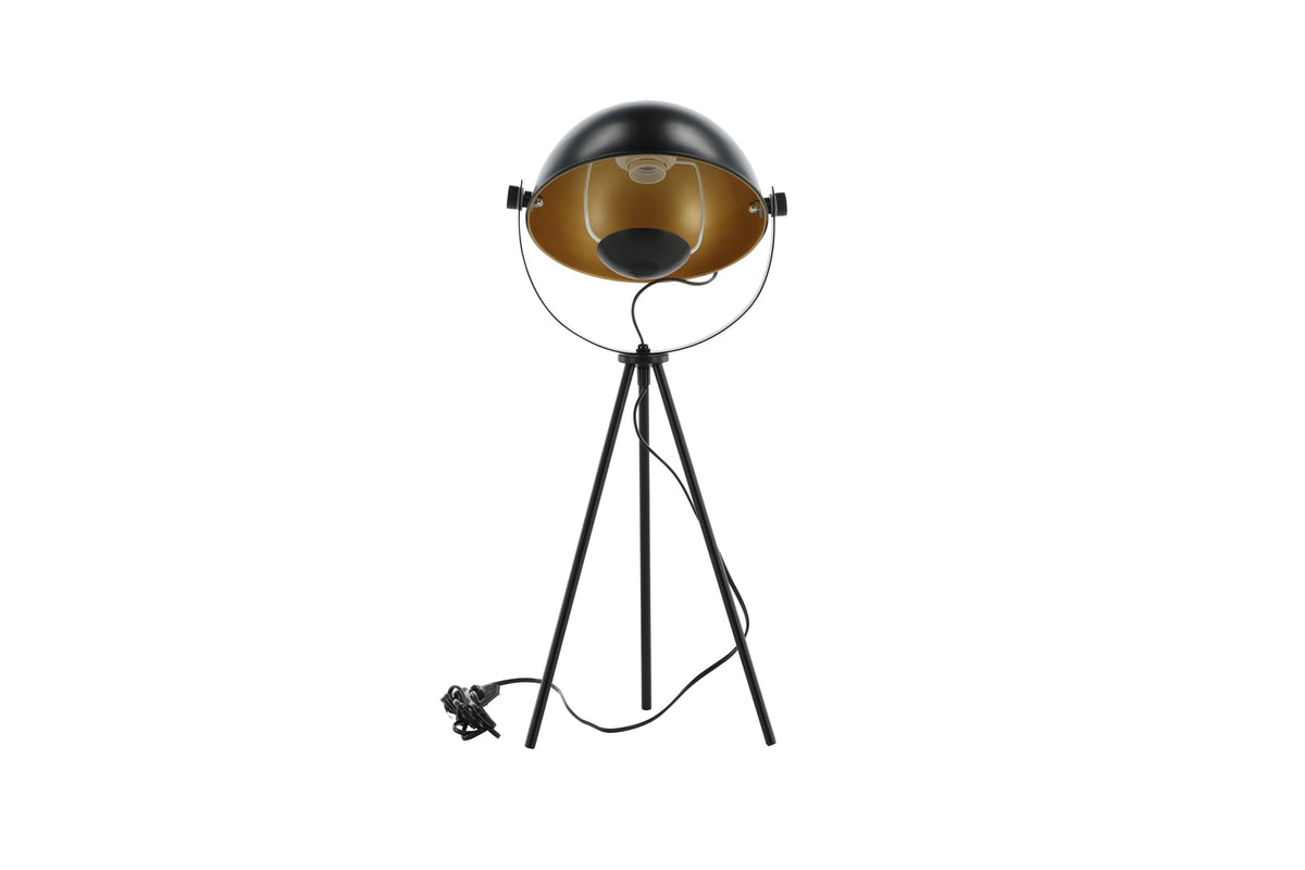 Search bordslampa svart och mässingsfärgad