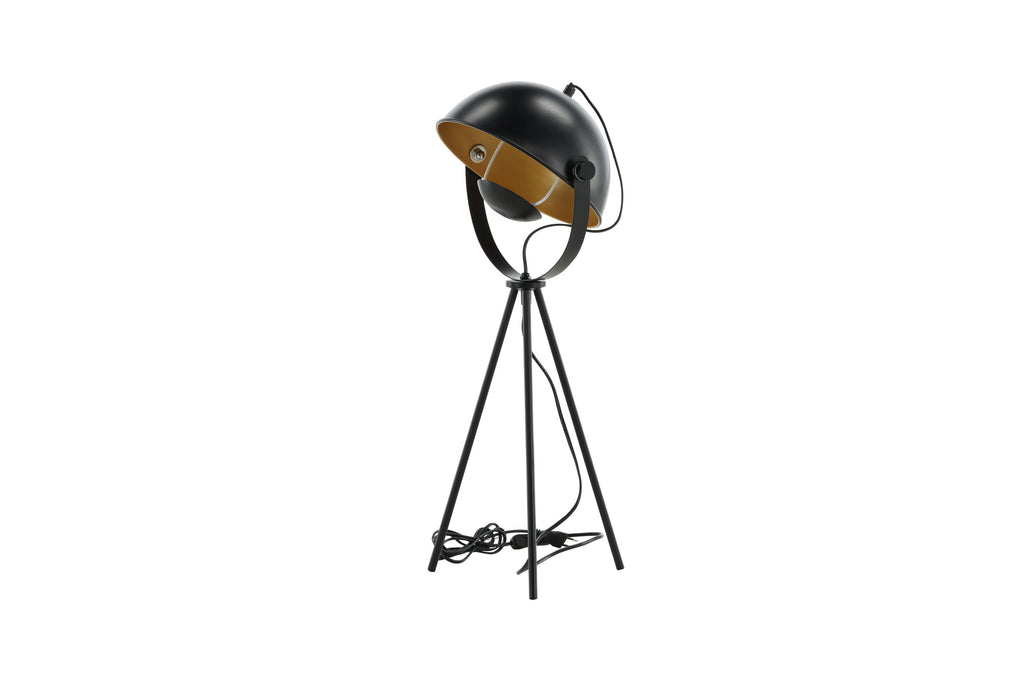 Search bordslampa svart och mässingsfärgad