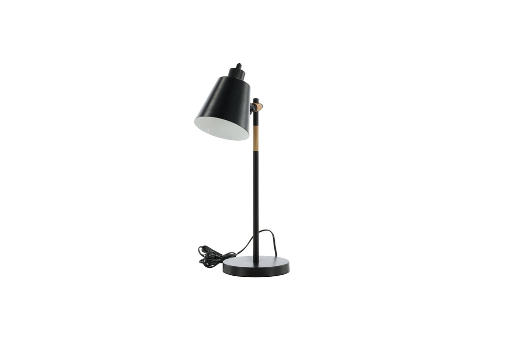 Skott bordslampa svart