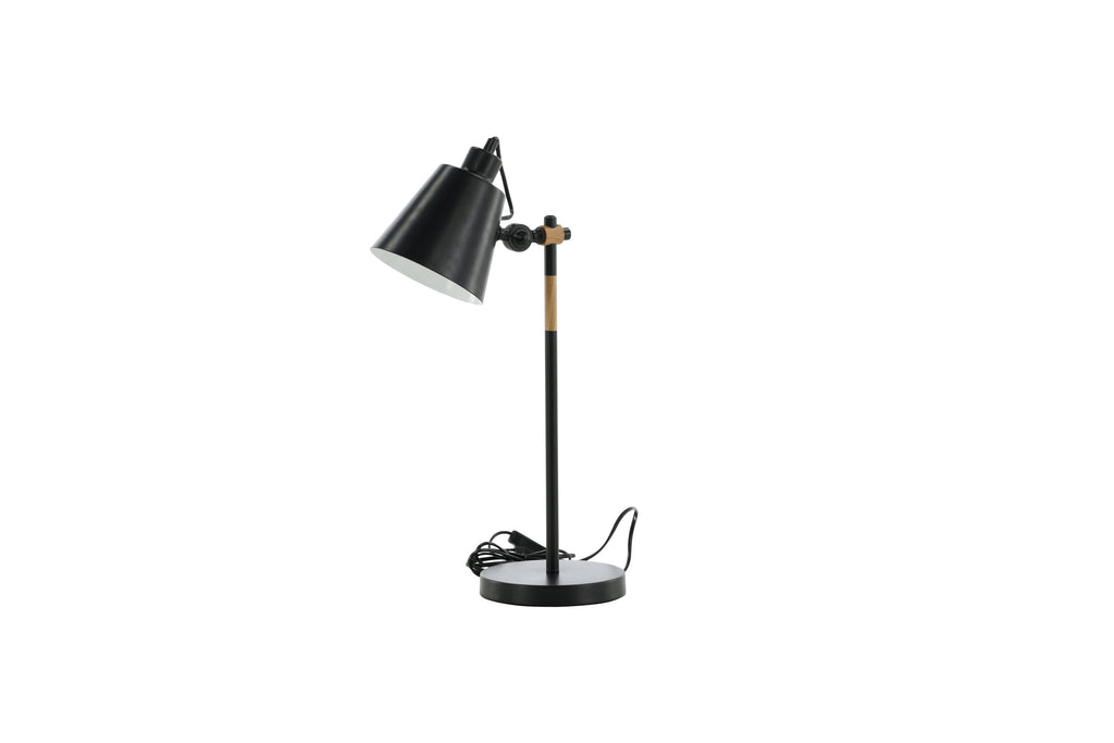 Skott bordslampa svart