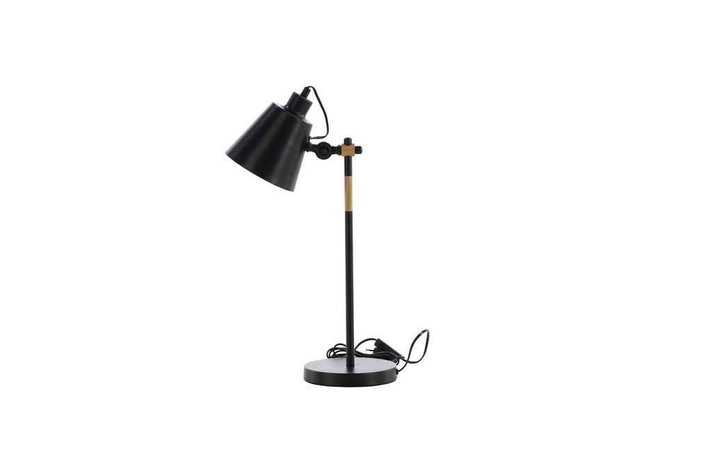 Skott bordslampa svart