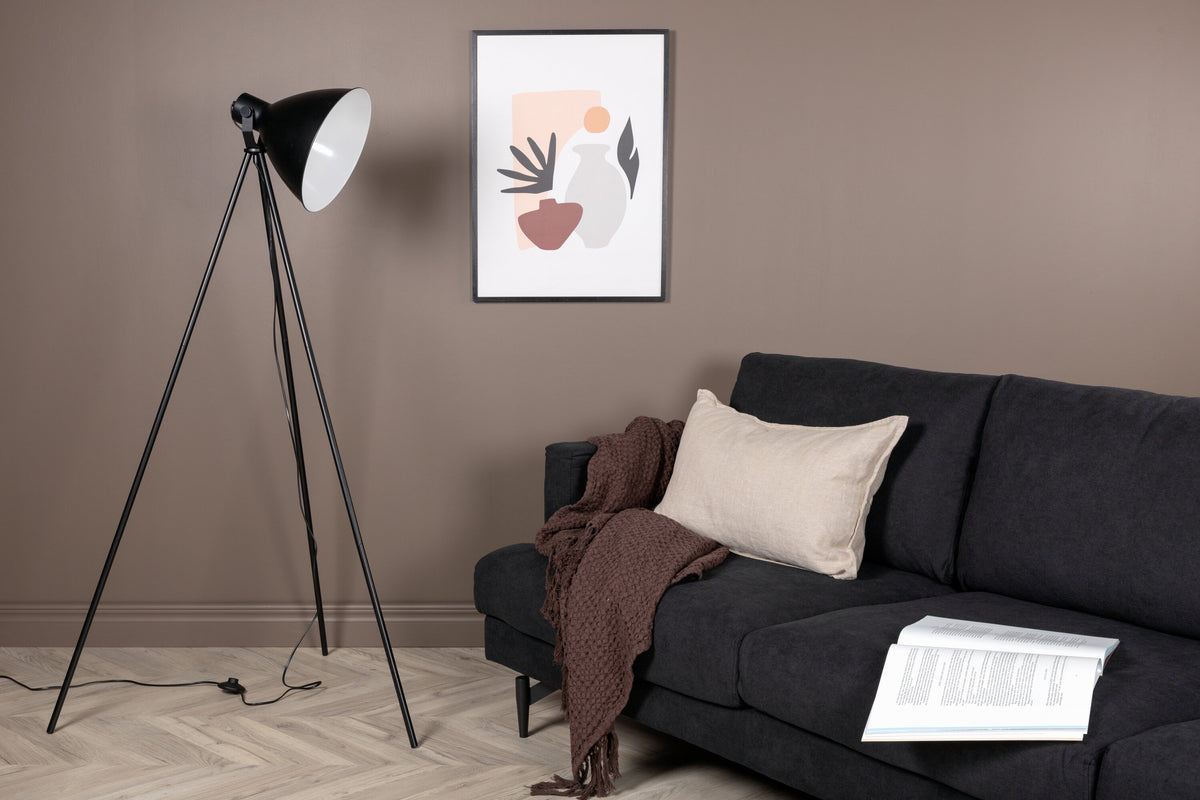 Tiv golvlampa svart