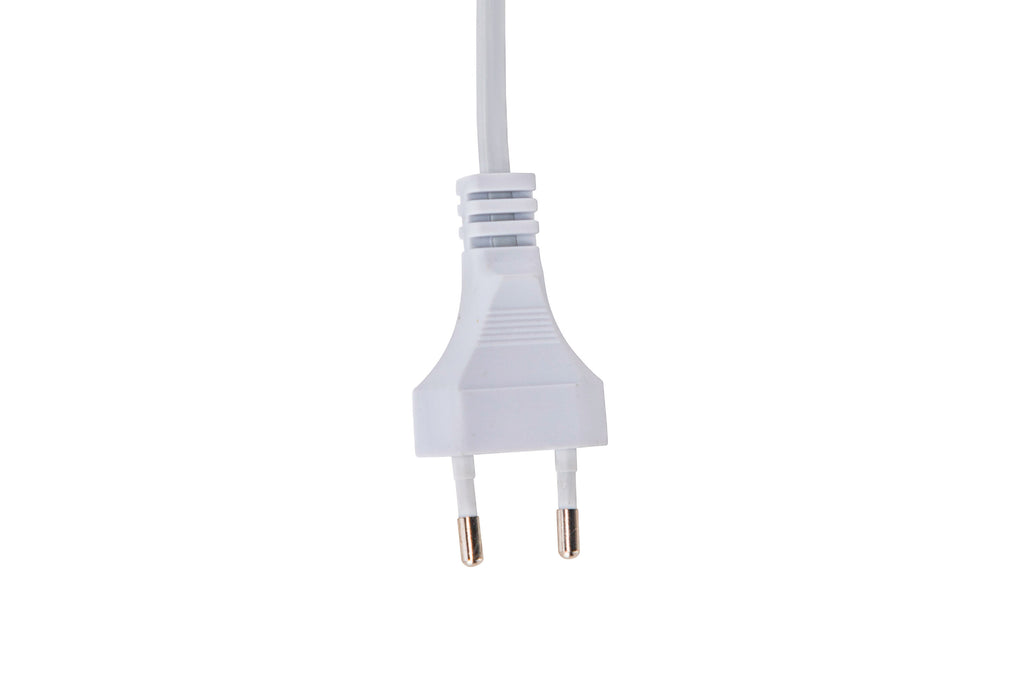 Kona golvlampa vit med linnestruktur