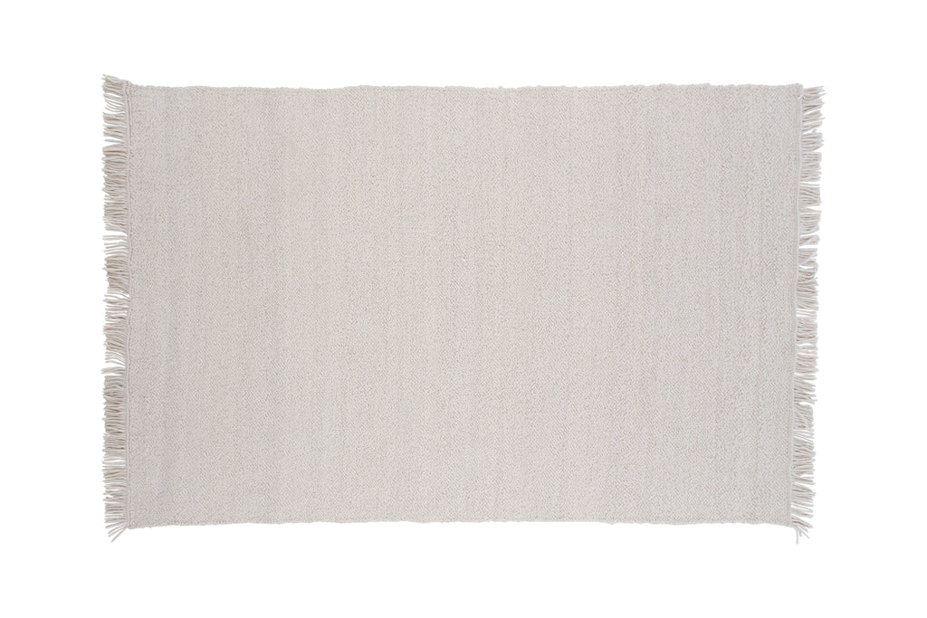 Betina ullmatta 200x300 cm vit
