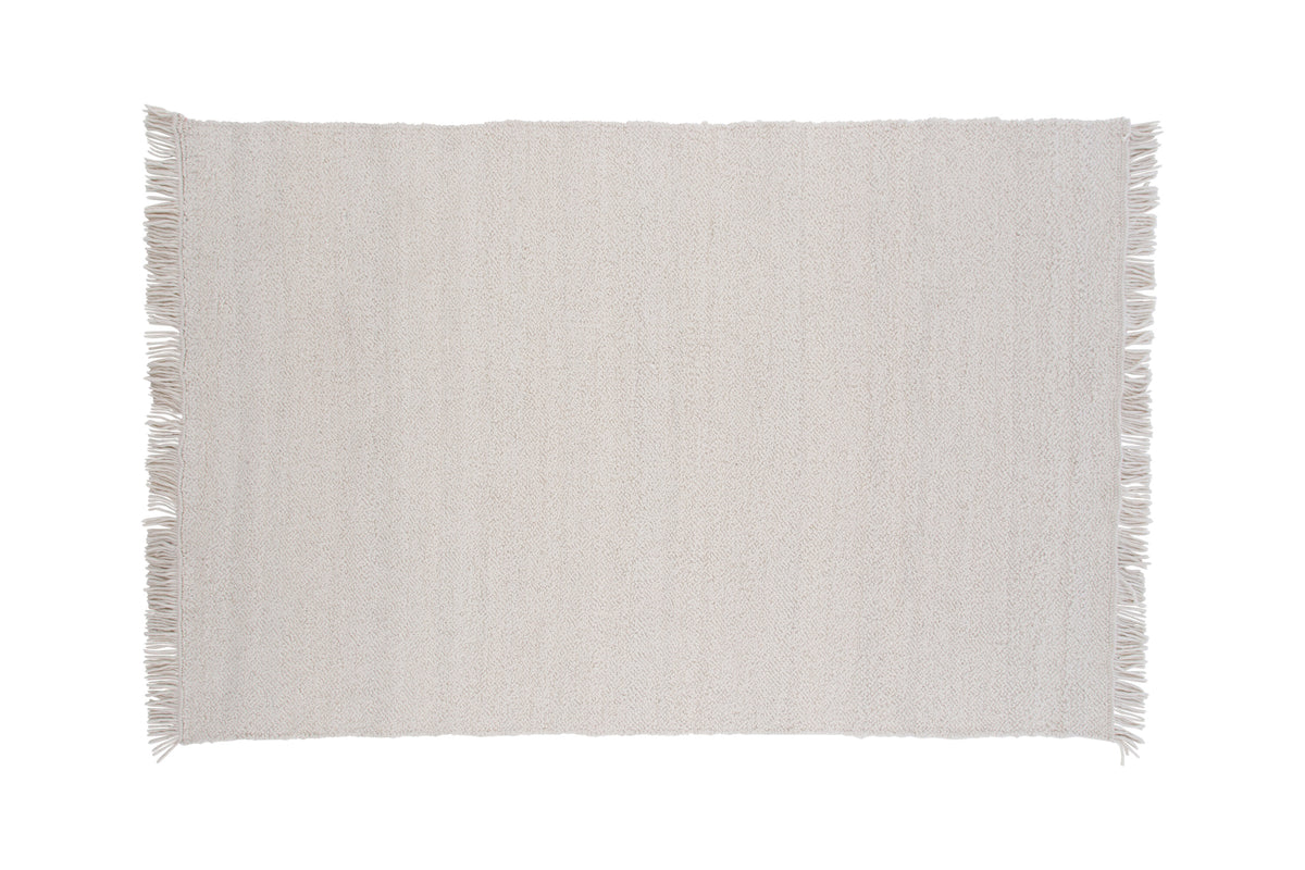 Betina ullmatta 200x300 cm vit