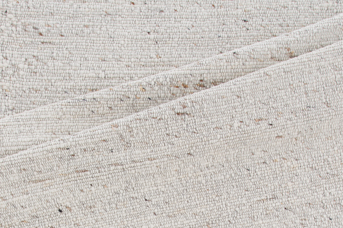 Loump ullmatta 200x300 cm vit/beige