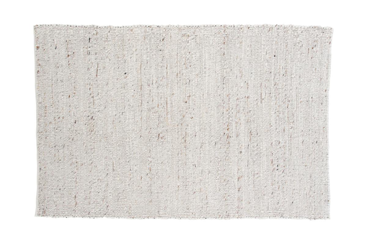 Loump ullmatta 160x230 cm vit/beige