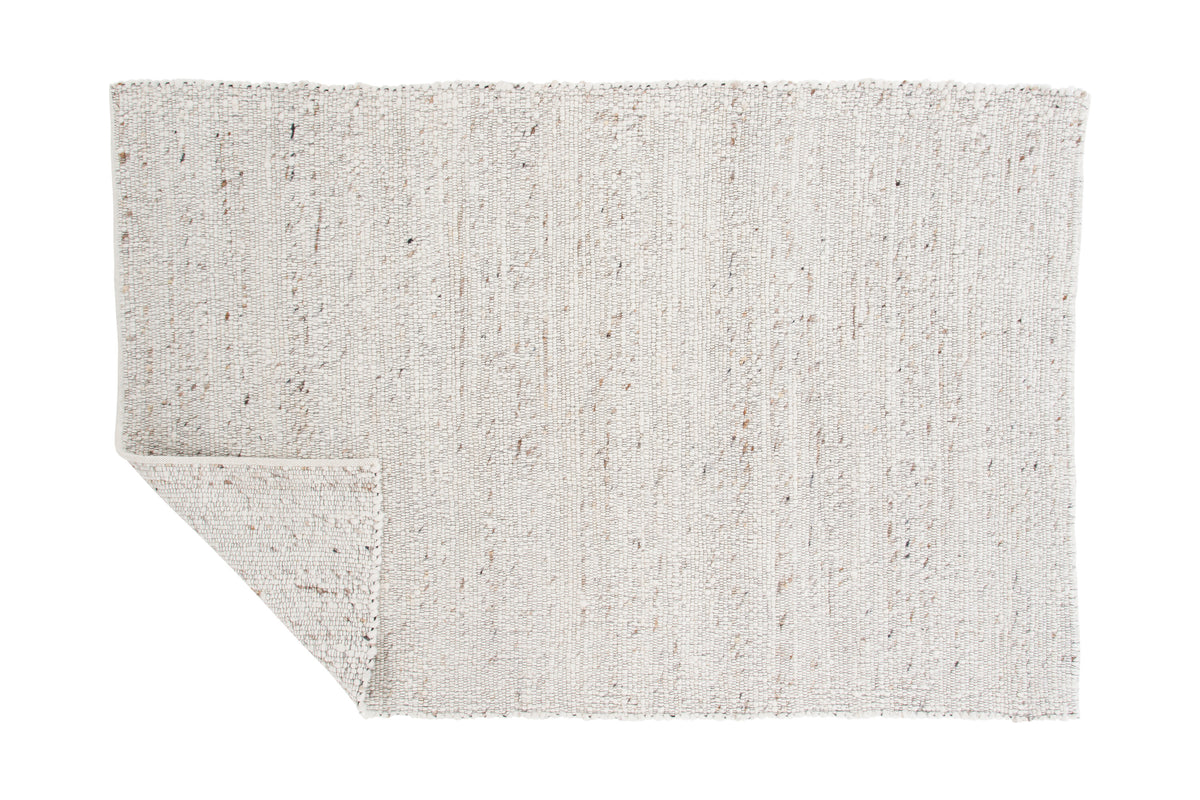 Loump ullmatta 160x230 cm vit/beige