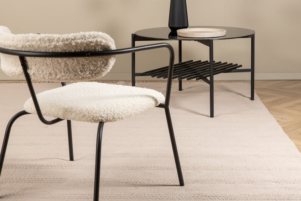 Nico bomulls- och ullmatta 200x300 cm beige