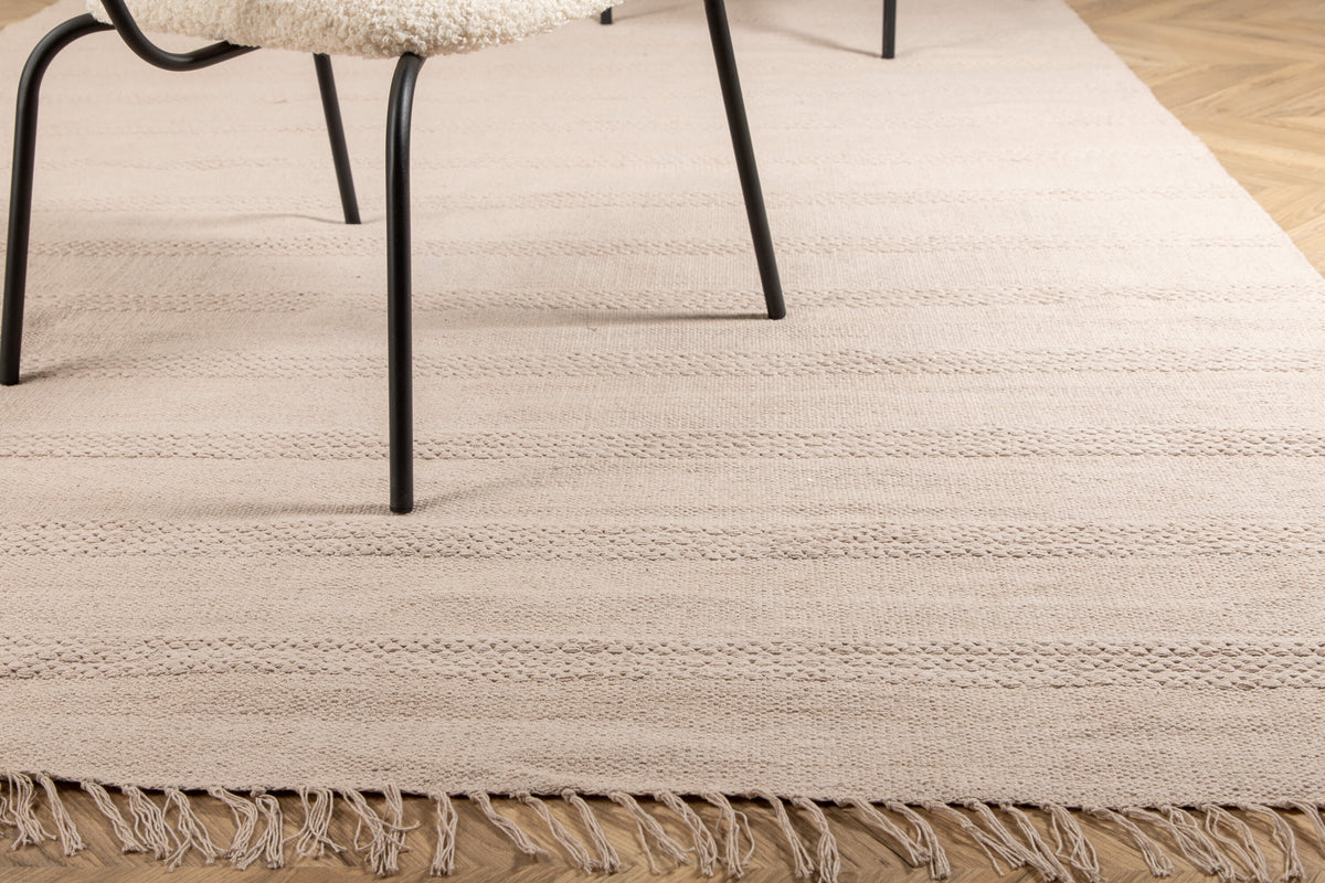 Nico bomulls- och ullmatta 200x300 cm beige