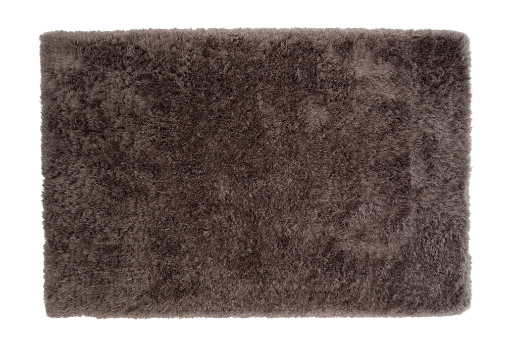 Grace polyestermatta 200x300 cm chokladbrun