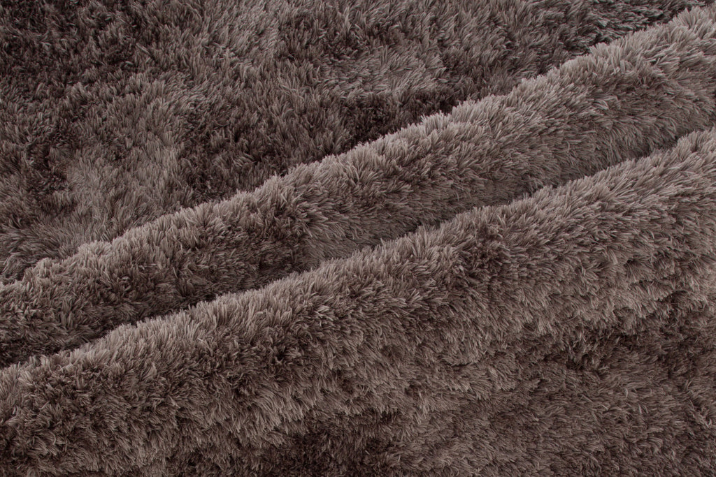 Grace polyestermatta 200x300 cm chokladbrun