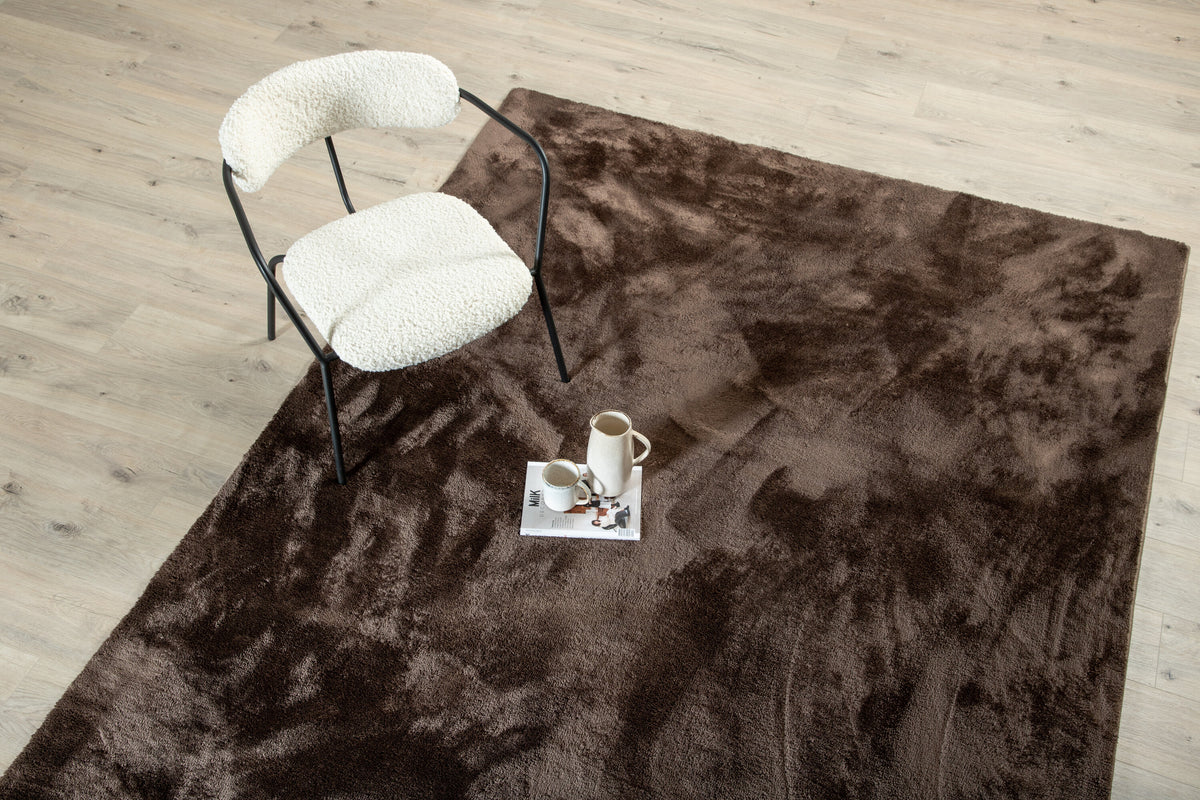 Blanca polyestermatta 200x300 cm nougatbrun