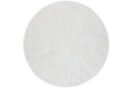 Blanca rund polyestermatta 200x200 cm vit
