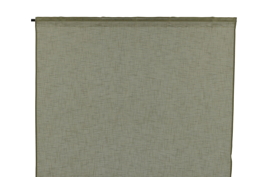 Kaya multibandsgardin 140x240 cm mossgrön polyester med linnekänsla