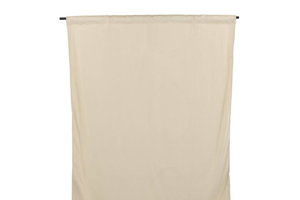 Mary sammetsgardin 250x135 cm beige