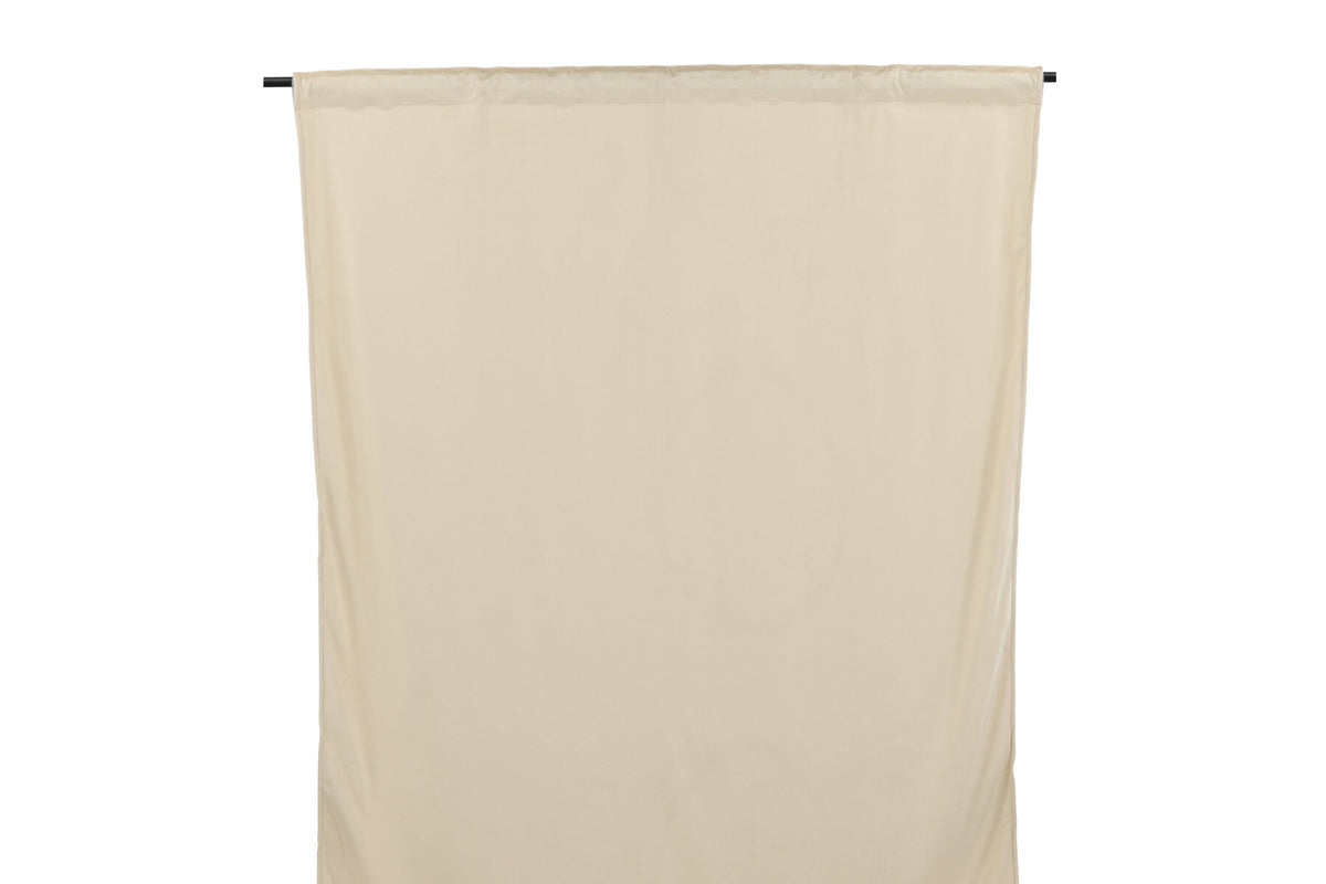 Mary sammetsgardin 250x135 cm beige