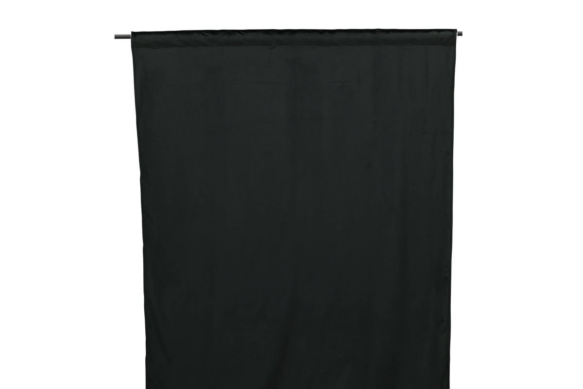 Mary sammetsgardin 250x135 cm svart