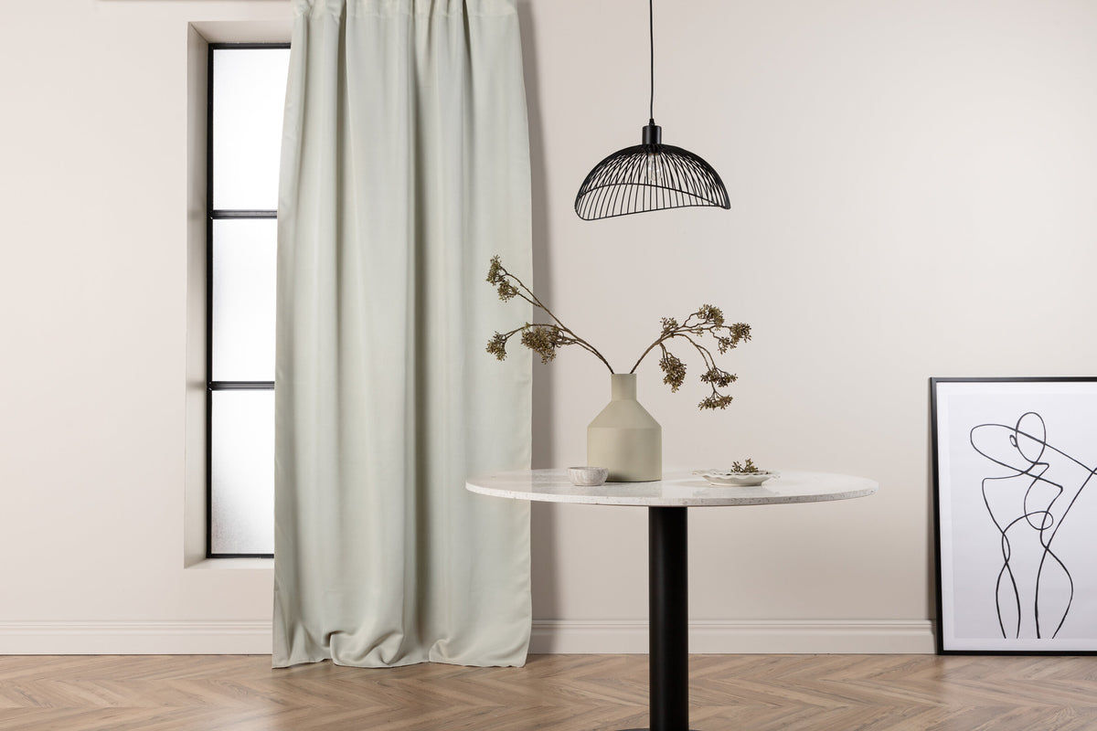 Evelyn mörkläggningsgardin 135x240 cm benvit polyester
