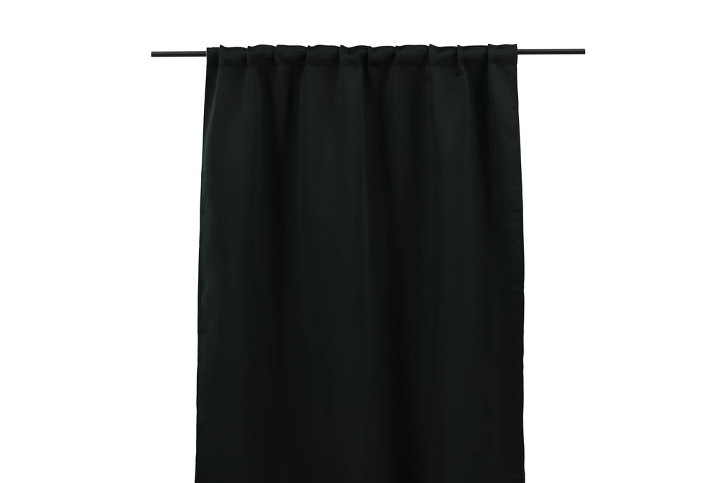 Evelyn mörkläggningsgardin med multiband 135x290 cm svart polyester