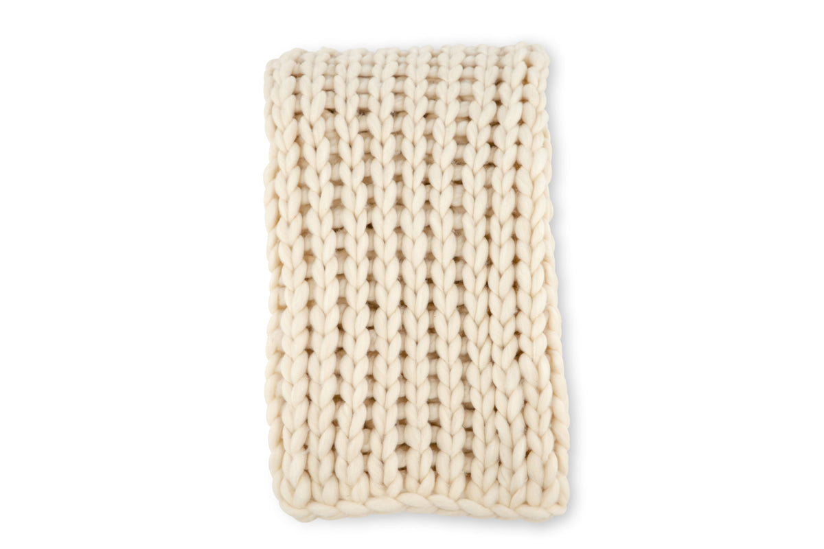 Kate pläd 130x170 cm beige polyester