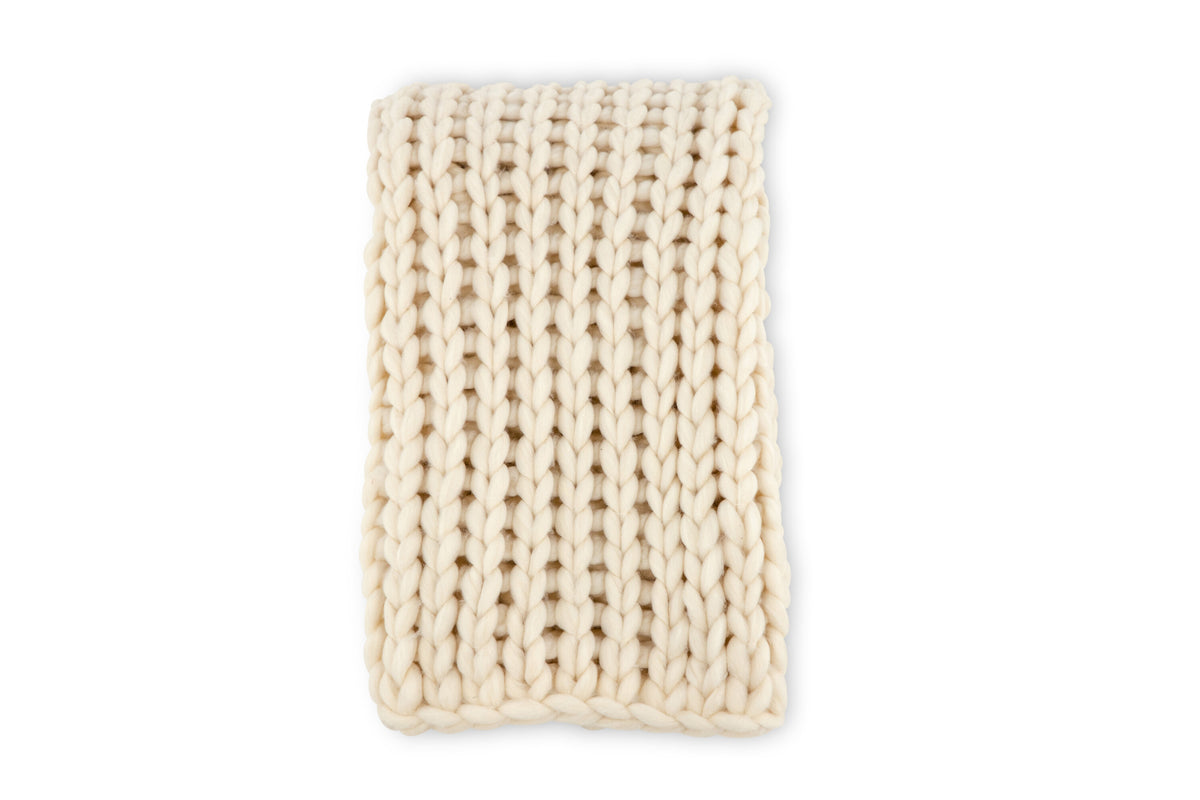 Kate pläd 130x170 cm beige polyester