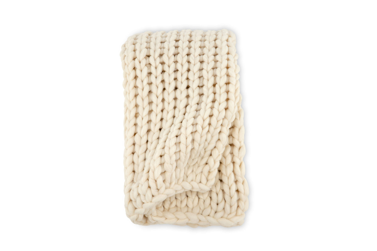Kate pläd 130x170 cm beige polyester