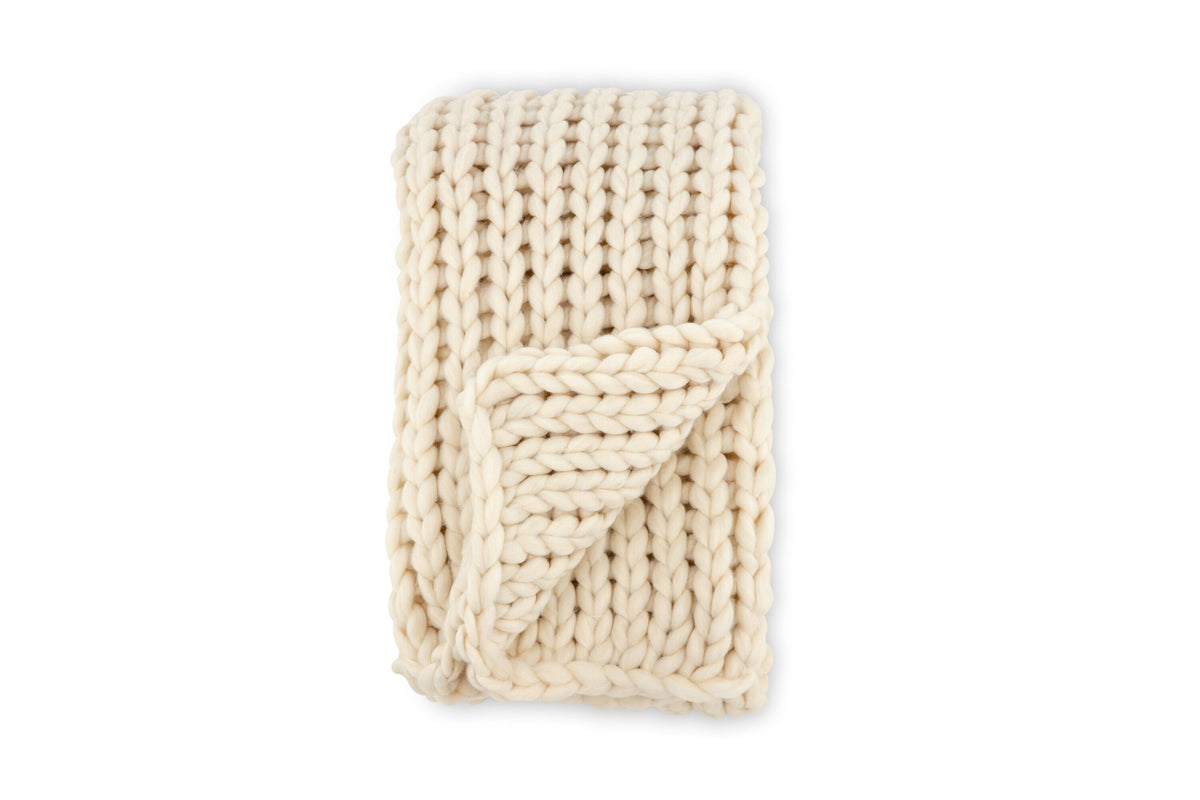 Kate pläd 130x170 cm beige polyester