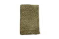 Ally pläd 170x130 cm mossgrön i glansig polyesterchenille