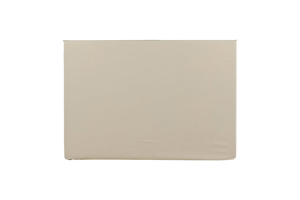 Saga sänggavelöverdrag 180x140 cm beige bomull