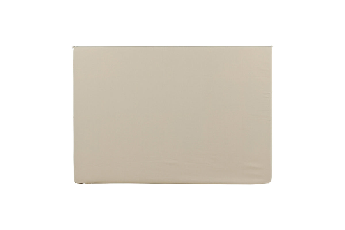 Saga sänggavelöverdrag 180x140 cm beige bomull