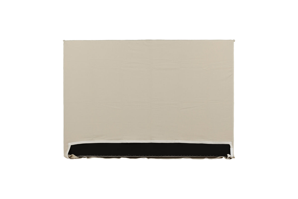 Saga sänggavelöverdrag 180x140 cm beige bomull