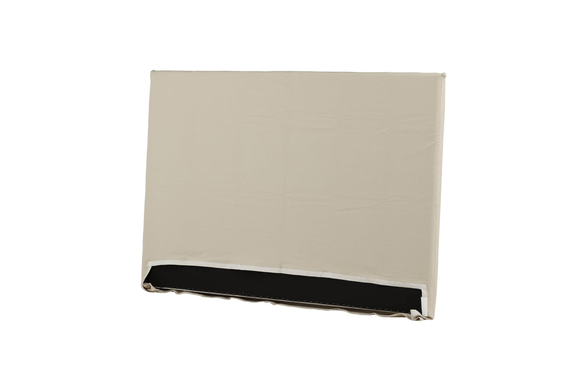 Saga sänggavelöverdrag 180x140 cm beige bomull