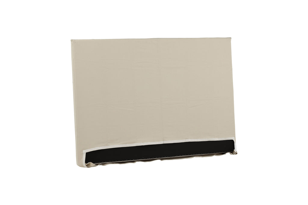 Saga sänggavelöverdrag 180x140 cm beige bomull