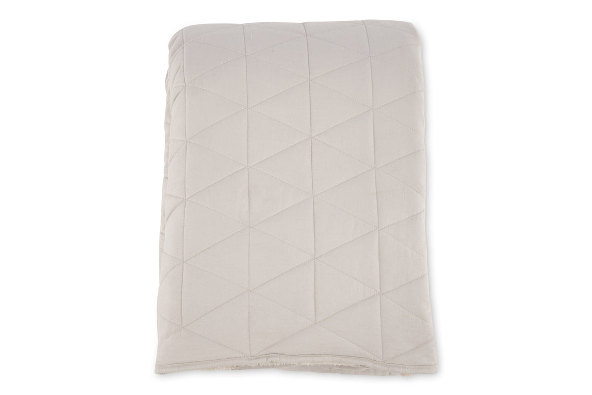 Nilla överkast 250x150 cm beige borstad polyester