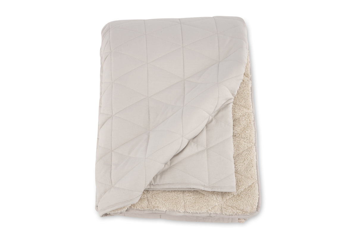 Nilla överkast 250x150 cm beige borstad polyester